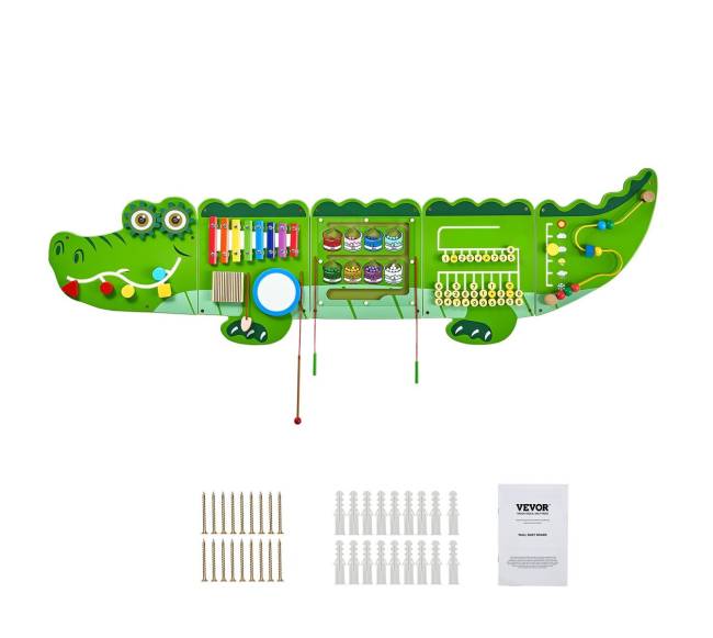 Krokodilo veiklos siena su 9 žaidimais8