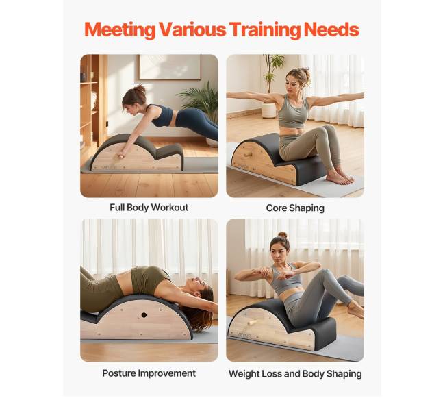 Pilates pilvo korektorius iš guminto medžio4