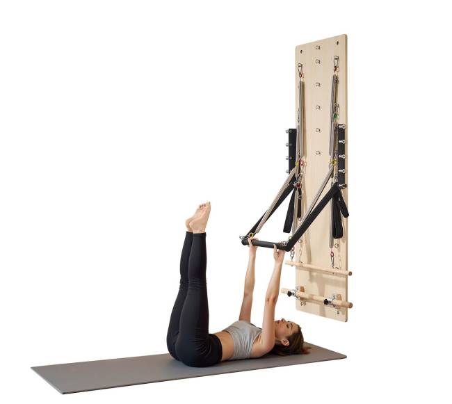 Sieninė pilateso reformerio mašina su spyruoklių lenta10