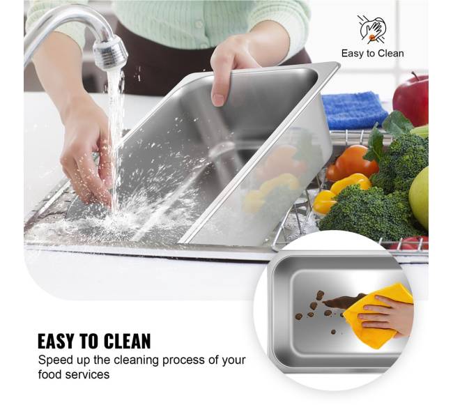 6 vnt. nerūdijančio plieno garo stalviršio padėklai4