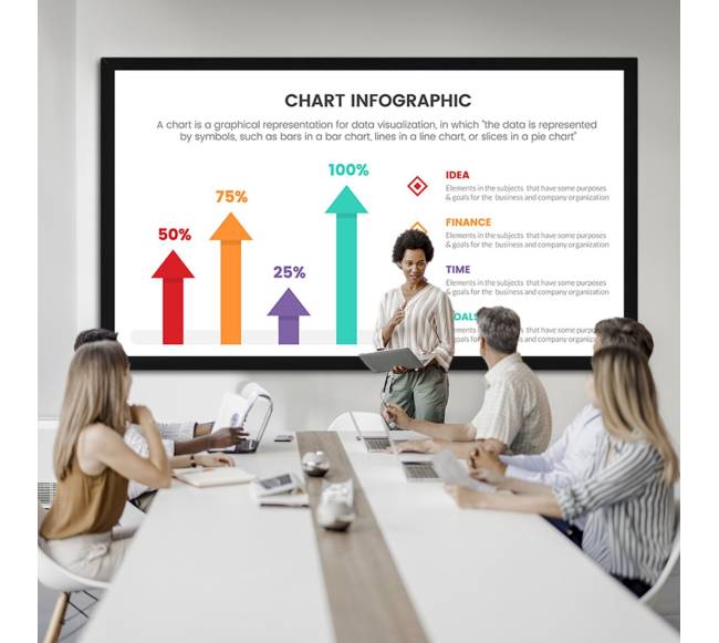 110 colių 4K projektoriaus ekranas 16:9 formatas7
