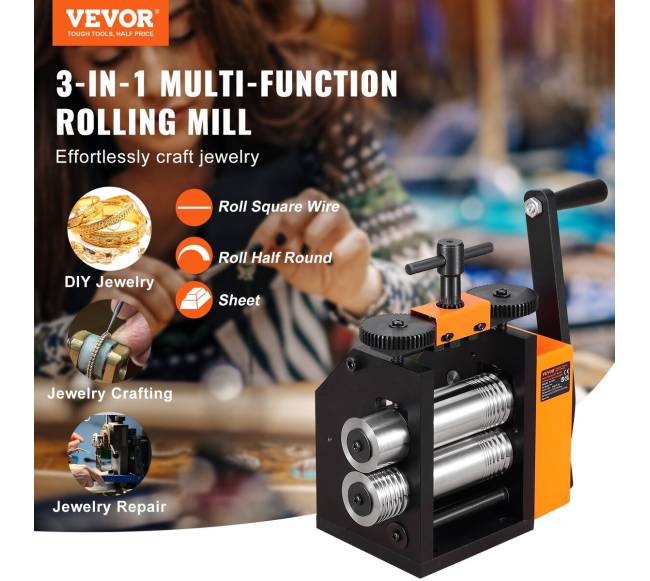 Metalo juvelyrikos valcavimo staklės 75 mm1