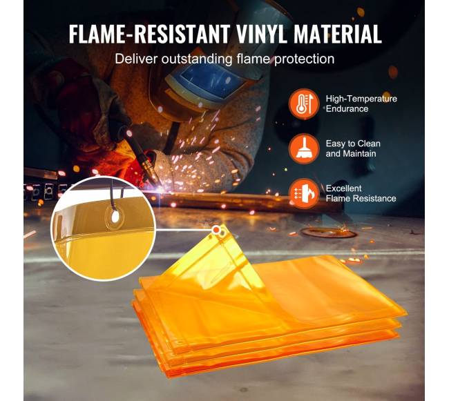 Suvirinimo ekranas su rėmu geltonas3