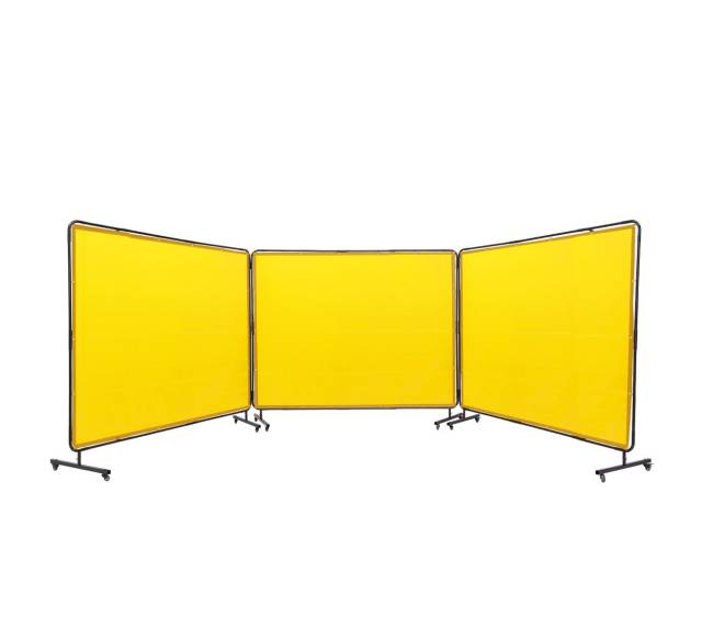 Suvirinimo ekranas su rėmu geltonas8