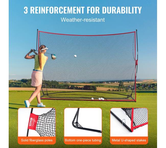 golfo kamuoliukų treniruoklis su tvirtu rėmu4