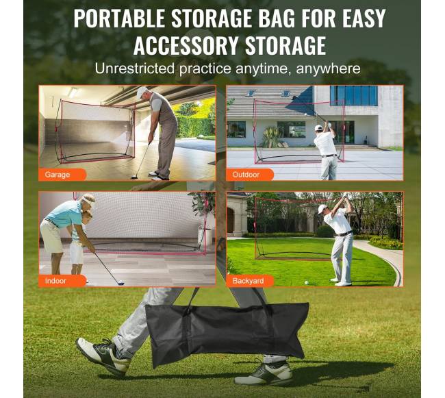 golfo kamuoliukų treniruoklis su tvirtu rėmu5