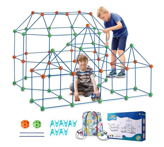 Vaikų forto statybos rinkinys 180 dalių8