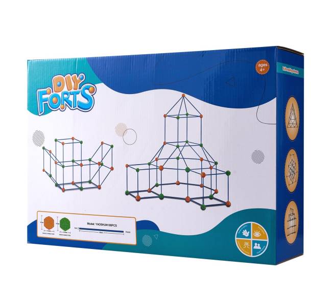 Vaikų forto statybos rinkinys 180 dalių9