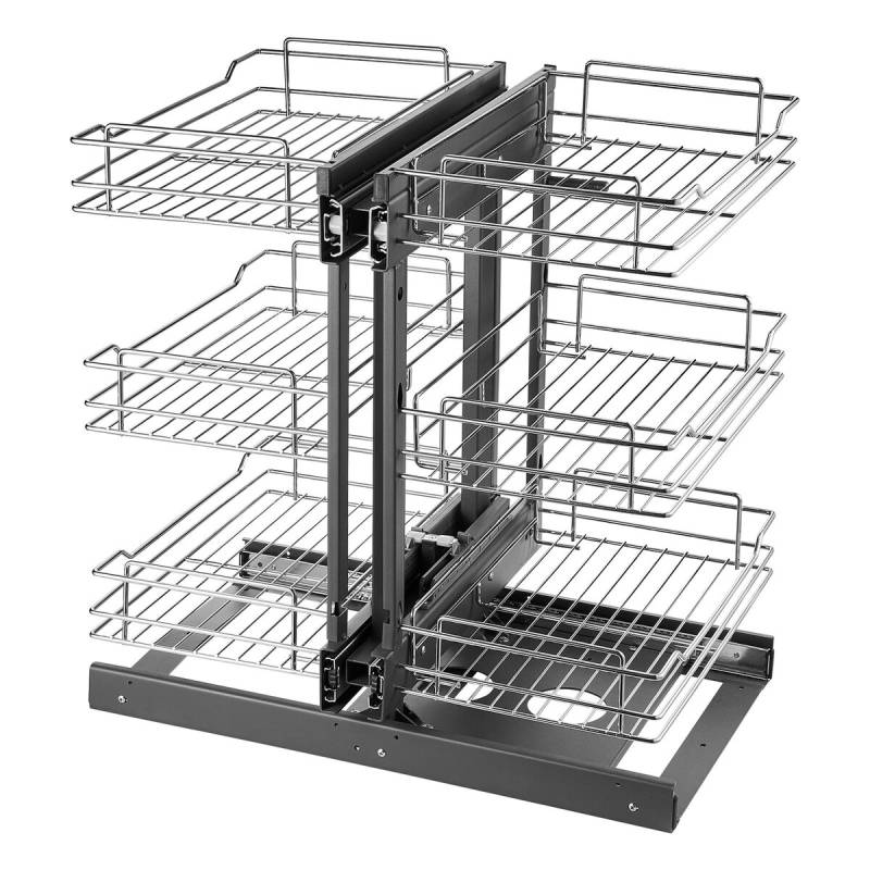 Virtuvės spintelių kampinė ištraukiama lentyna0