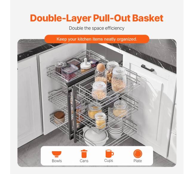 Virtuvės spintelių kampinė ištraukiama lentyna2