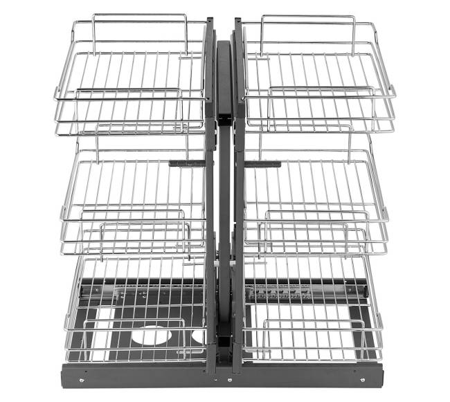 Virtuvės spintelių kampinė ištraukiama lentyna10