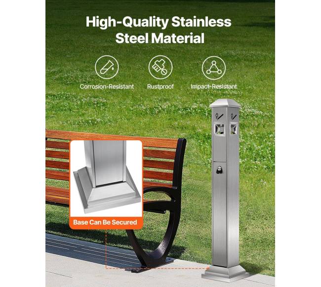 Nerūdijančio plieno cigarečių nuorūkų surinktuvas1