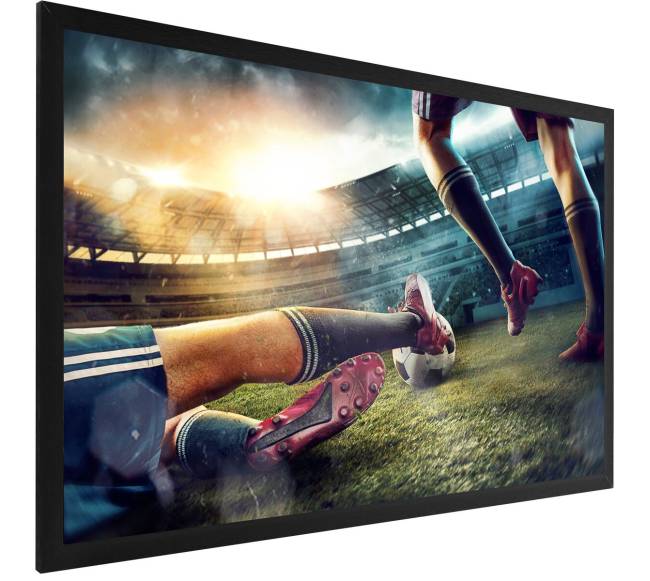 130 colių 16:9 projekcijos ekranas 4K HDTV8