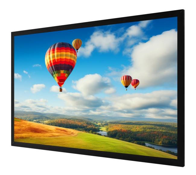 130 colių 16:9 projekcijos ekranas 4K HDTV10