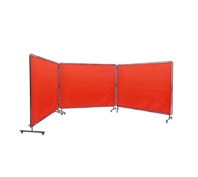 Suvirinimo uždanga su rėmu ir ratukais0