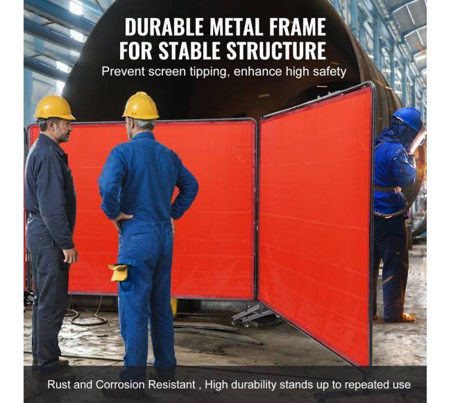 Suvirinimo uždanga su rėmu ir ratukais4