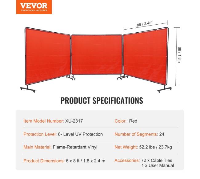 Suvirinimo uždanga su rėmu ir ratukais6