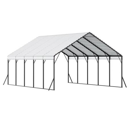 Metalinė 20 x 24 pėdų automobilių pastogė0