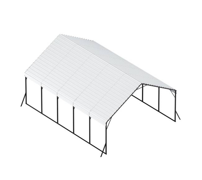 Metalinė 20 x 24 pėdų automobilių pastogė9