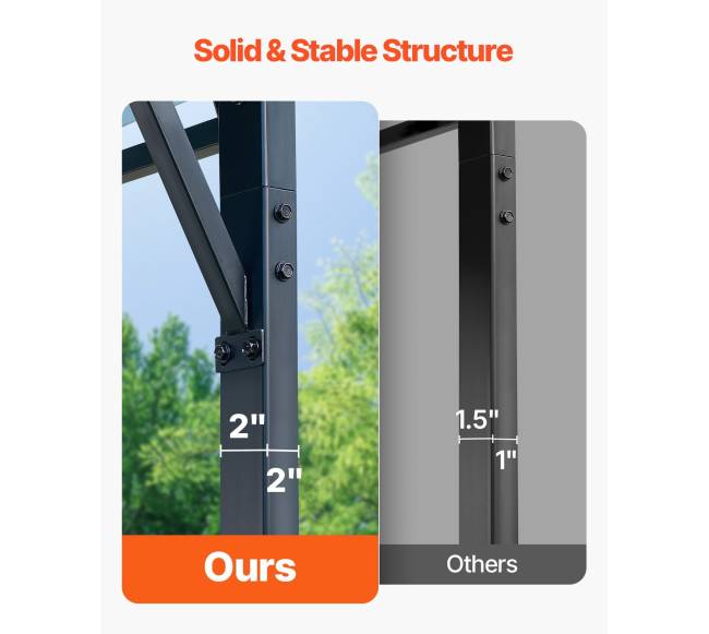 Metalinė stoginė automobiliui 20 x 20 ft4