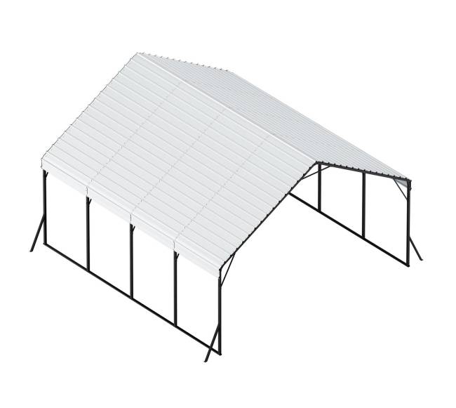 Metalinė stoginė automobiliui 20 x 20 ft9