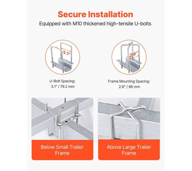 Valties priekabos gidas 70 cm reguliuojamas2