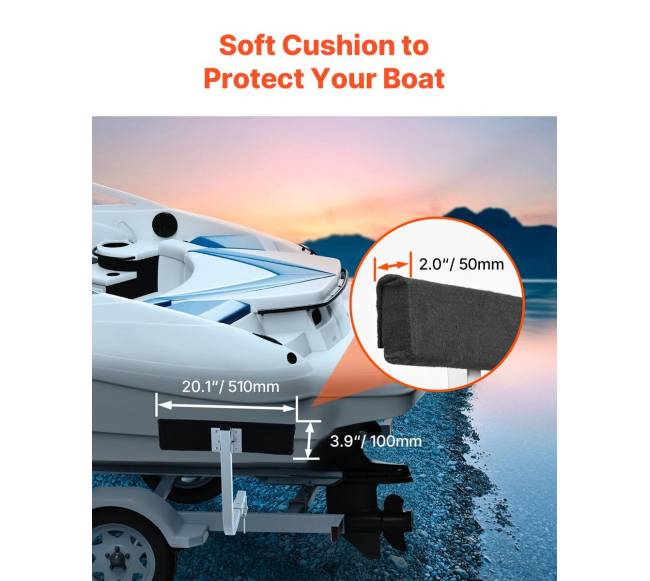 Valties priekabos gidas 70 cm reguliuojamas4