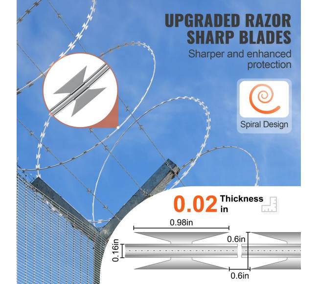 Cinkuota spiralė sodo apsaugai2