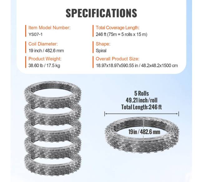 Cinkuota spiralė sodo apsaugai6