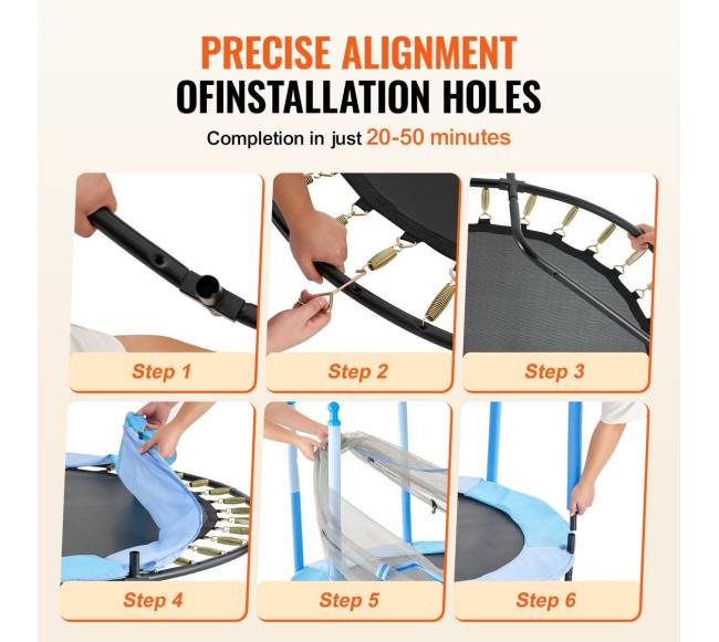 Vaikiška 154 cm batuta su apsauginiu tinklu5