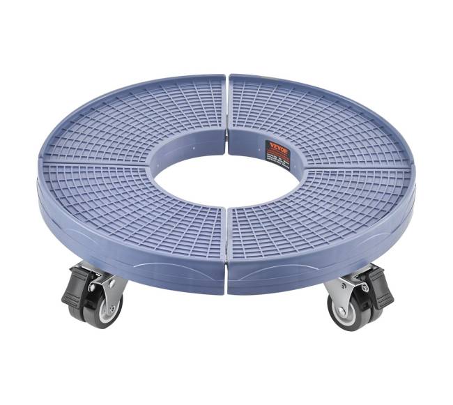 Apvalus šiukšlių dėžės vežimėlis su ratukais8