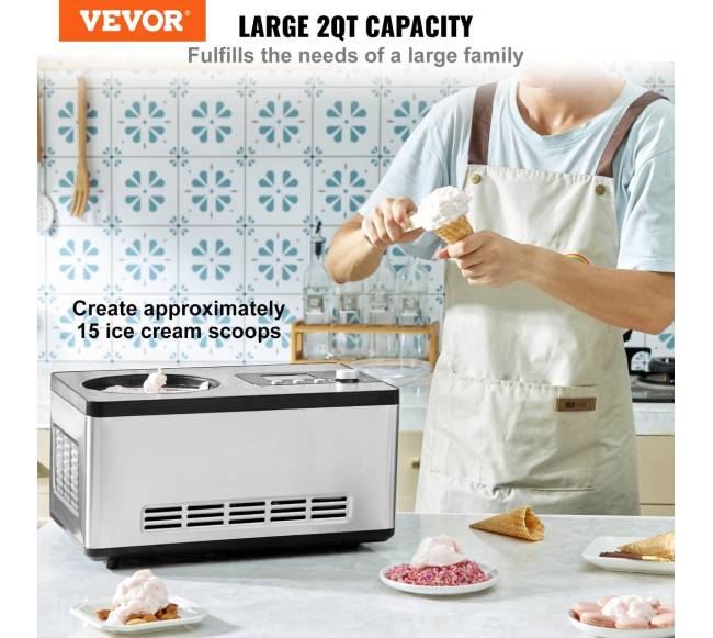 2 litrų automatinė ledų gaminimo mašina1