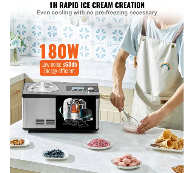 2 litrų automatinė ledų gaminimo mašina3