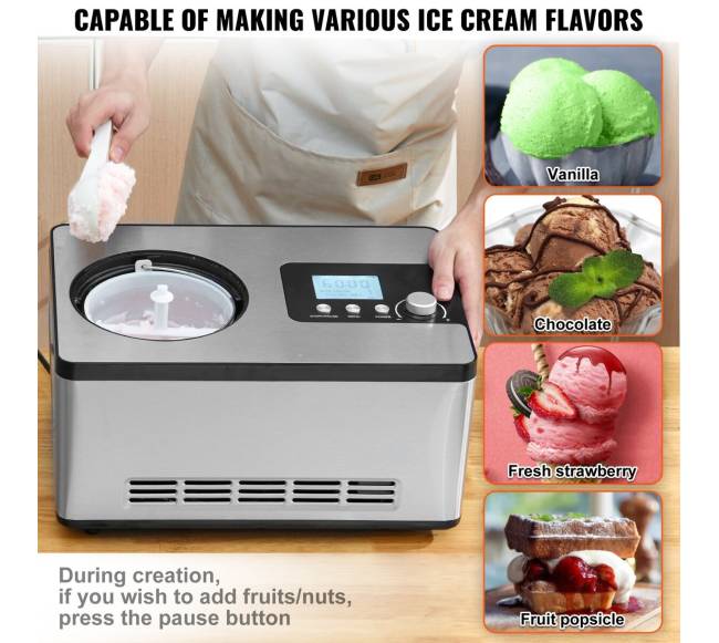 2 litrų automatinė ledų gaminimo mašina4