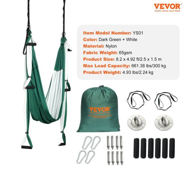 Aerijos jogos sūpynių rinkinys, žaliabalta6