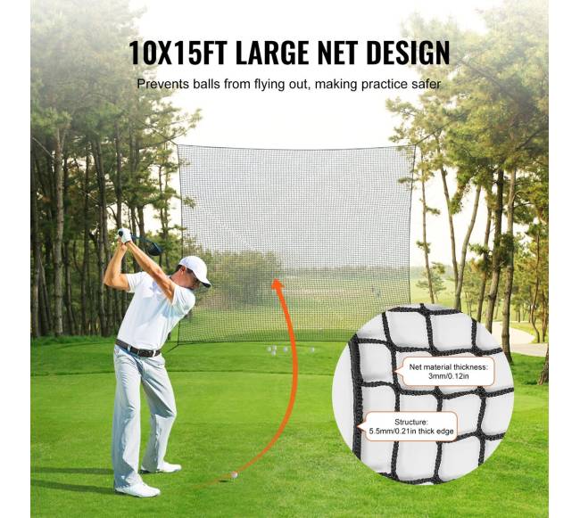 Golfas tinklas 3048 x 4572 mm treniruotėms2