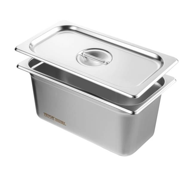 8 vnt. 13 dydžio nerūdijančio plieno indų rinkinys0