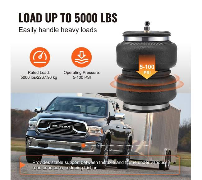 Oro pagalvių pakabos komplektas Dodge Ram2