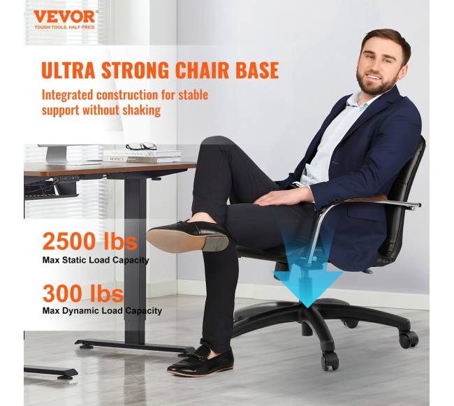 Biuro kėdės pagrindo pakeitimas 71 cm1