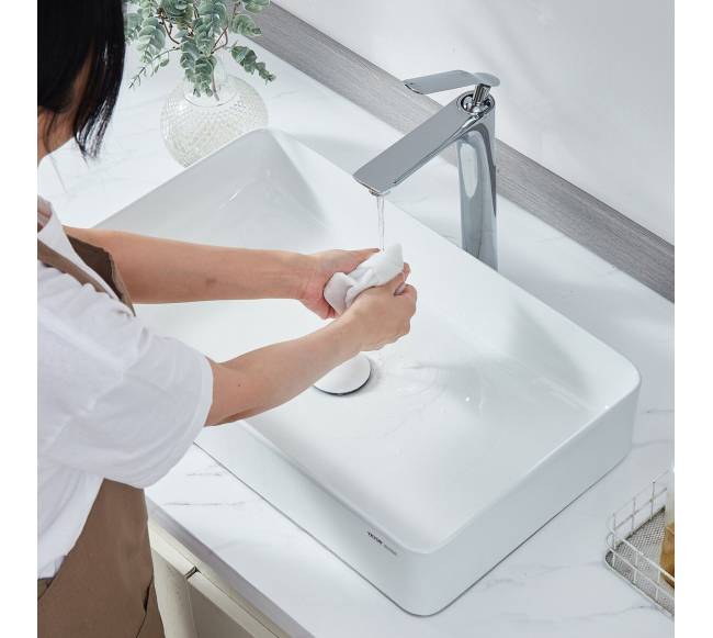 Keramikinė indaplovė vonios stalviršiui 61x35,1 cm7