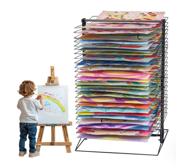 Stovas džiovinimui su 50 nuimamų lentynų0