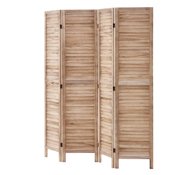 Medinė keturių dalių kambario pertvara9