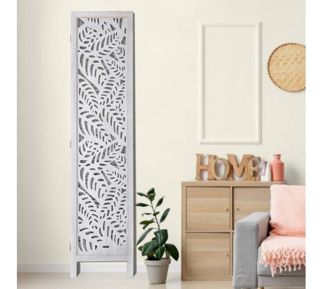 Medinė kambario pertvara su 6 panelėmis7