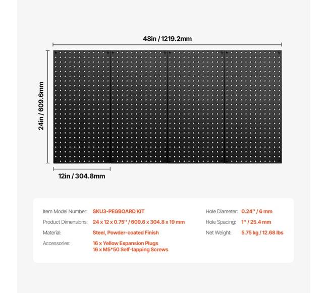 Metalinės skylių plokštės garažui 4 vnt.6