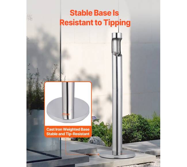 Nerūdijančio plieno cigarečių nuorūkų talpykla3