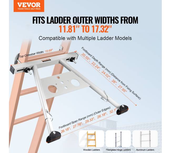 Kopėčių stabilizatoriaus reguliuojamos kojos1