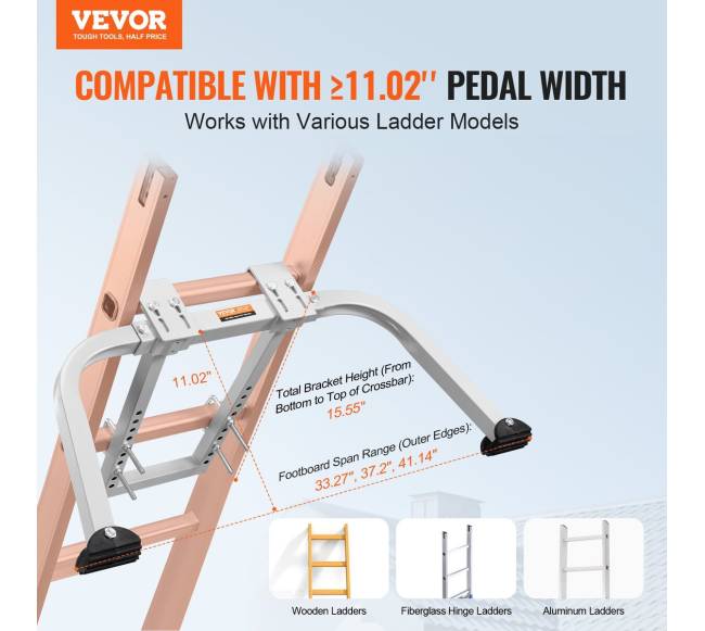 Kopėčių stabilizatorius su kabliu ir plataus sparno1