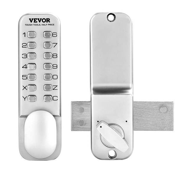 Mechaninė raktinė durų spyna su 14 mygtukų9