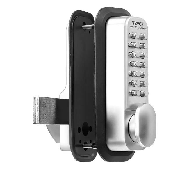 Mechaninė raktinė durų spyna su 14 mygtukų10