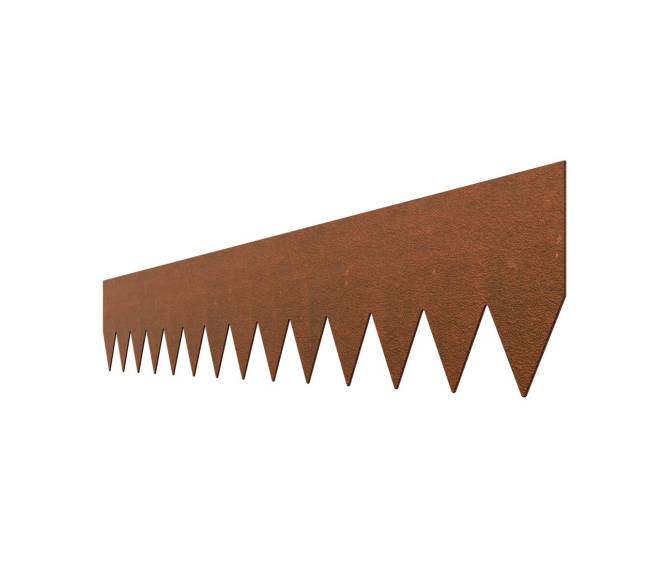 Plieninės kraštų juostos sodui 6 vnt 1 metras9